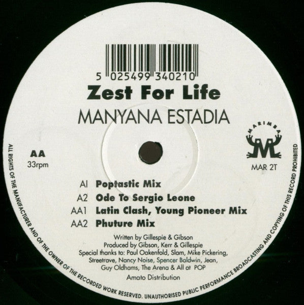 Zest For Life - Manyana Estadia
