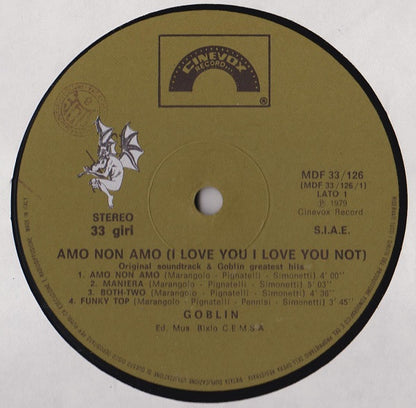 Goblin - Amo Non Amo (I Love You I Love You Not)