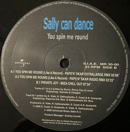 Sally Can Dance - You Spin Me Round