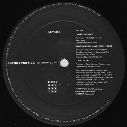 Pet Shop Boys - Introspective