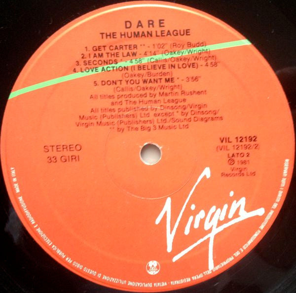 The Human League - Dare!