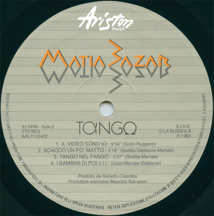 Matia Bazar - Tango