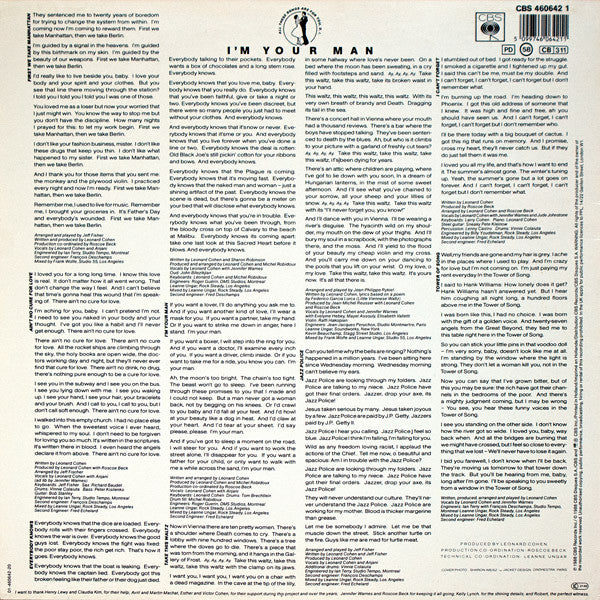Leonard Cohen - I'm Your Man