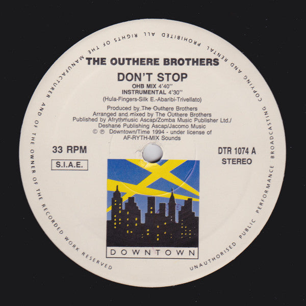 The Outhere Brothers - Don't Stop