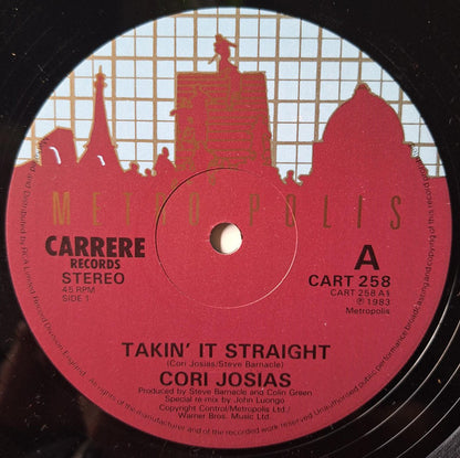 Cori Josias - Takin' It Straight