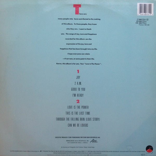 Teddy Pendergrass - Joy