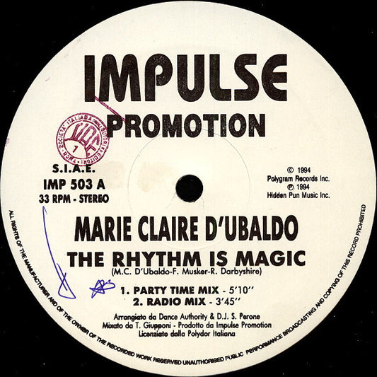 Marie-Claire D'Ubaldo - The Rhythm Is Magic