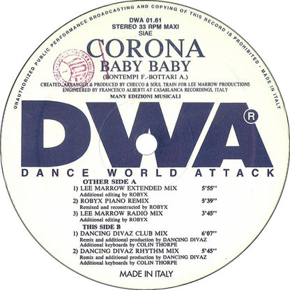 Corona - Baby Baby