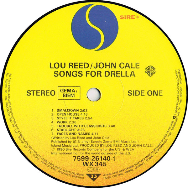 Lou Reed - Songs For Drella