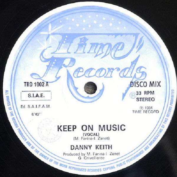 Danny Keith - Keep On Music