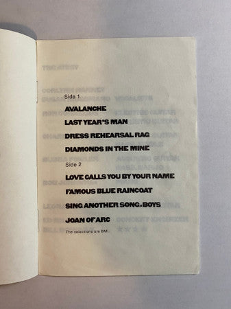 Leonard Cohen - Songs Of Love And Hate