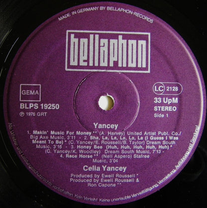 Celia Yancey - Yancey