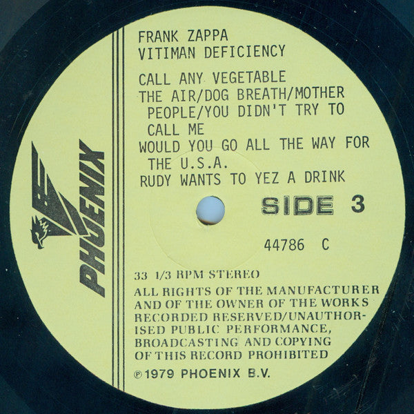 Frank Zappa - Vitamin Deficiency (unofficial)