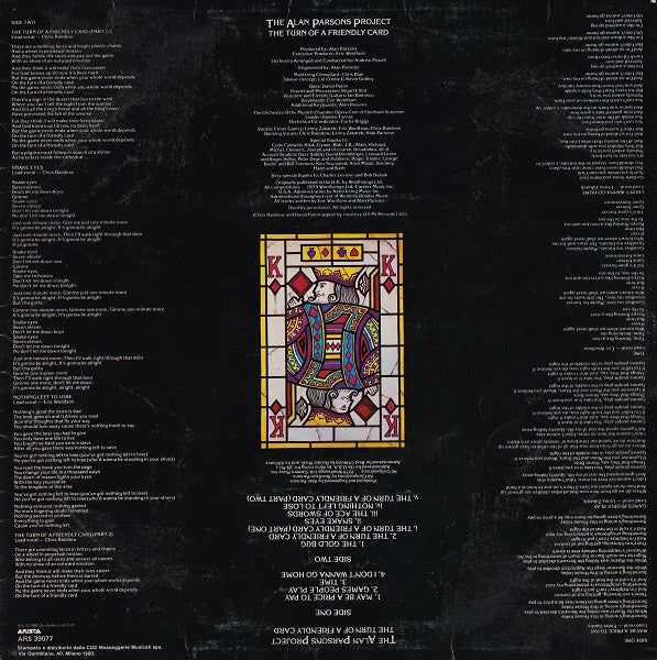 The Alan Parsons Project - The Turn Of A Friendly Card