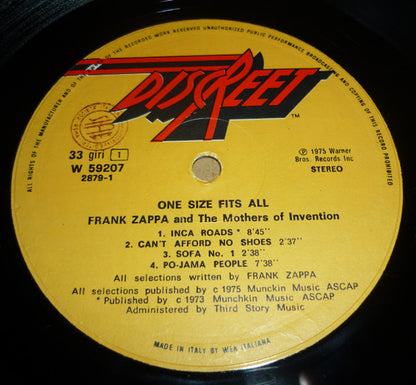 Frank Zappa - One Size Fits All