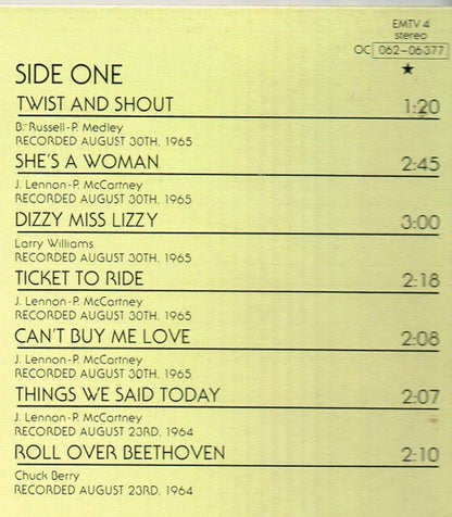 The Beatles - The Beatles At The Hollywood Bowl