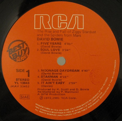 David Bowie - The Rise And Fall Of Ziggy Stardust And The Spiders From Mars