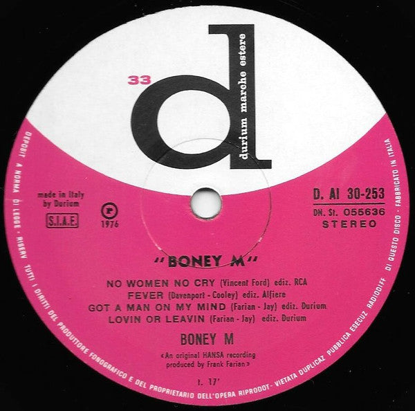Boney M. - Take The Heat Off Me