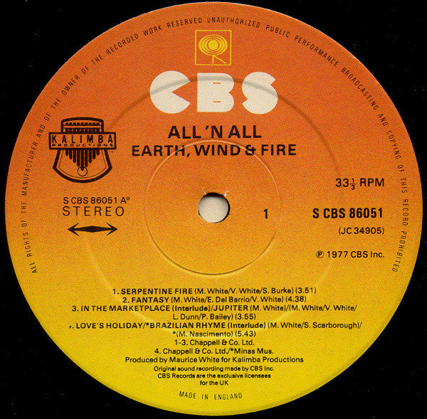 Earth, Wind & Fire - All 'N All