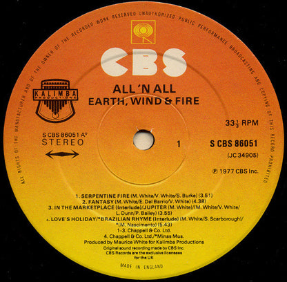 Earth, Wind & Fire - All 'N All