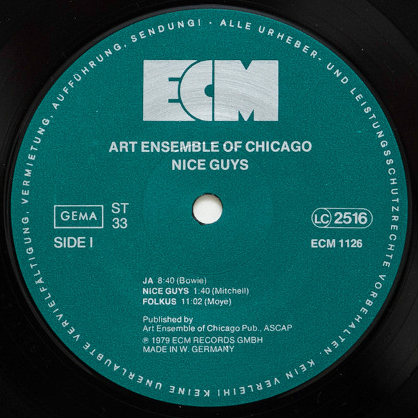 The Art Ensemble Of Chicago - Nice Guys
