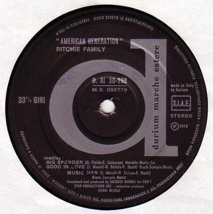 The Ritchie Family - American Generation