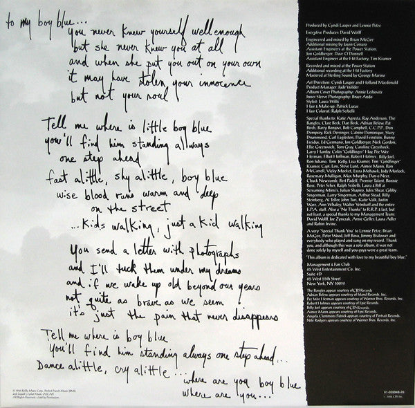 Cyndi Lauper - True Colors