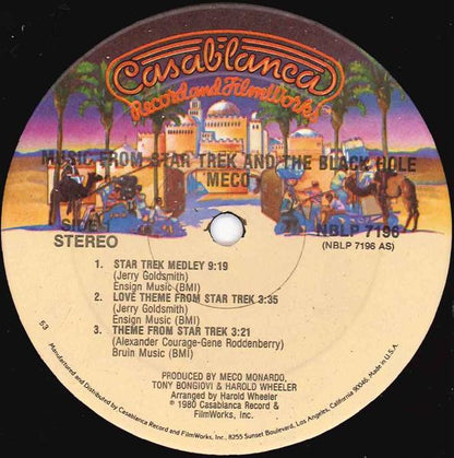 Meco Monardo - Music From Star Trek And The Black Hole