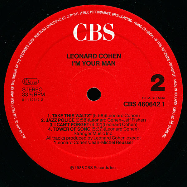 Leonard Cohen - I'm Your Man