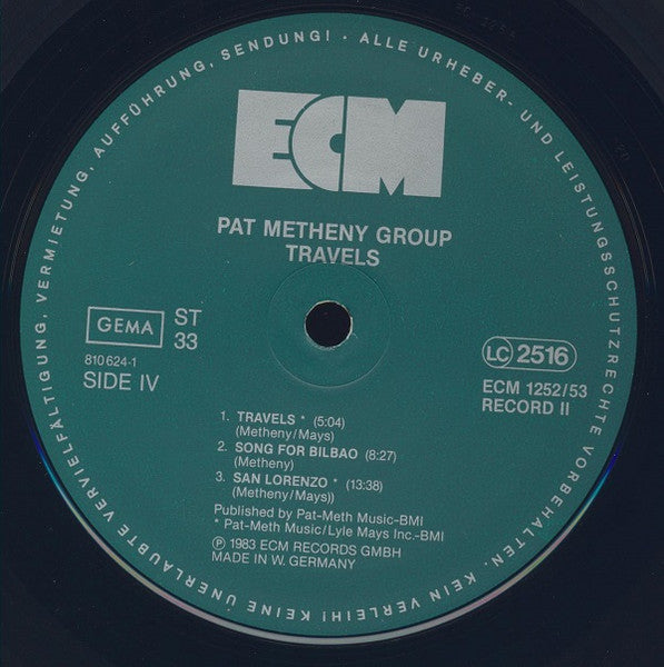 Pat Metheny Group - Travels
