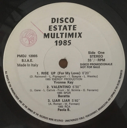Various - Disco Estate Multimix 1985