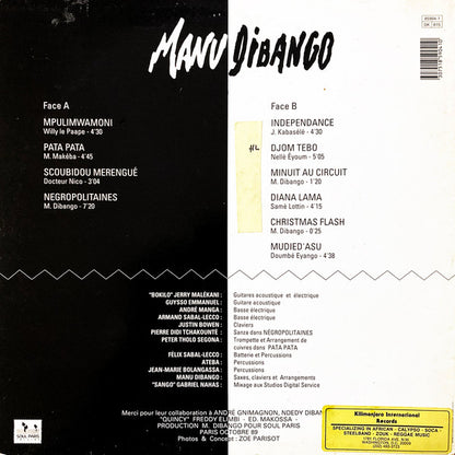 Manu Dibango - Négropolitaines Vol 1