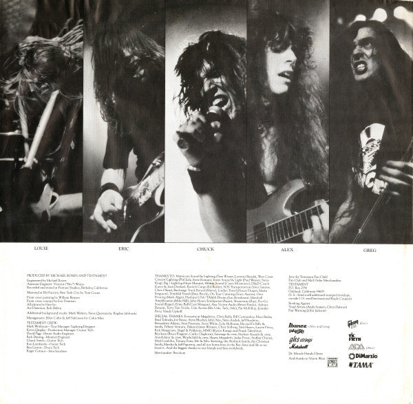 Testament - Souls Of Black