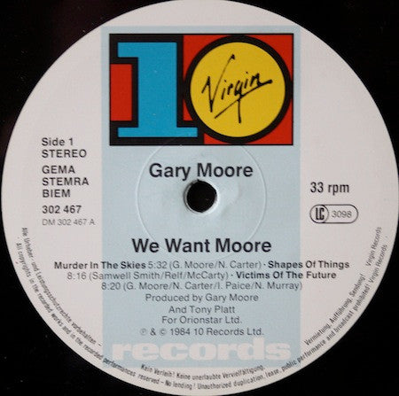 Gary Moore - We Want Moore!