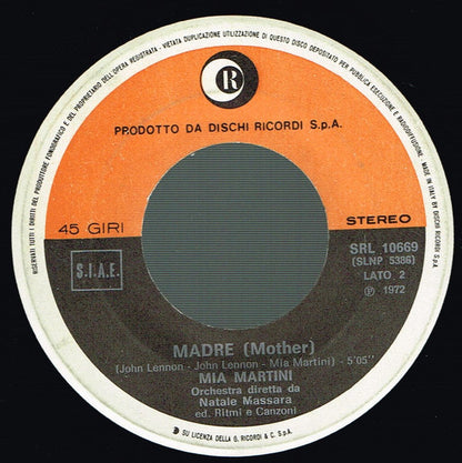 Mia Martini - Piccolo Uomo (7")