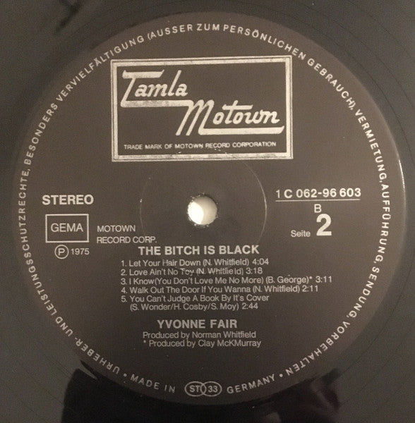 Yvonne Fair - The Bitch Is Black