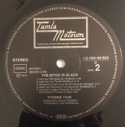 Yvonne Fair - The Bitch Is Black