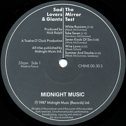 Sad Lovers And Giants - The Mirror Test