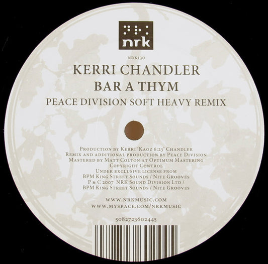 Kerri Chandler - Bar A Thym
