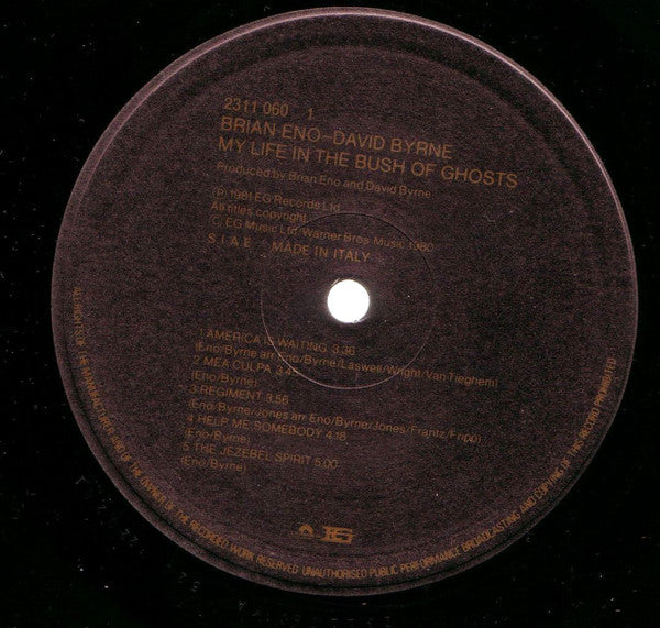 Brian Eno - My Life In The Bush Of Ghosts