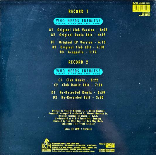 Montana Sextet - Who Needs Enemies (With A Friend Like You)