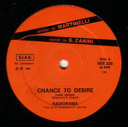 Radiorama - Chance To Desire