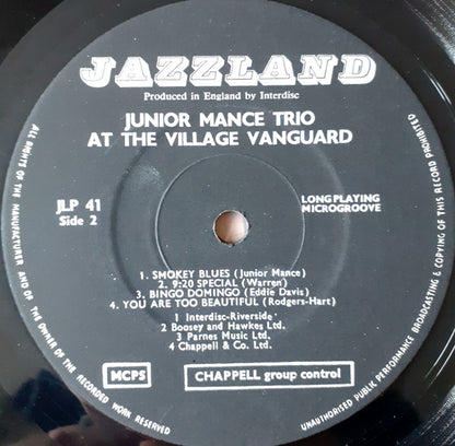 Junior Mance Trio - At The Village Vanguard