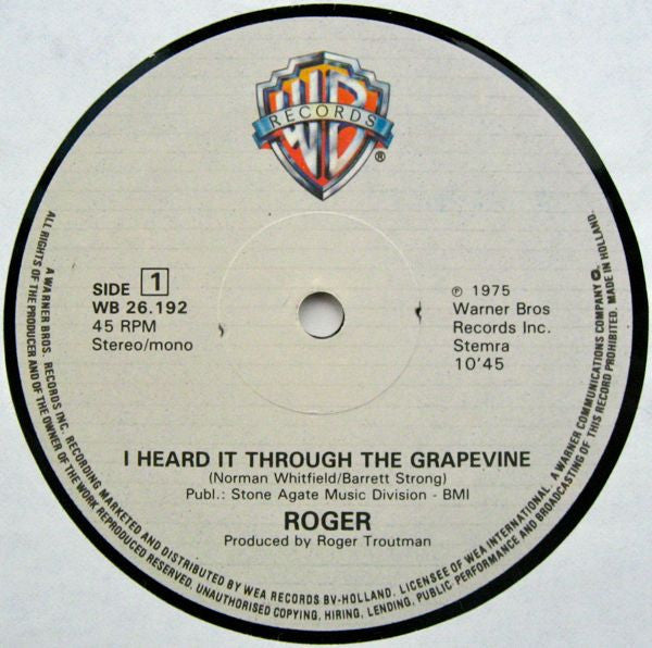 Roger Troutman - I Heard It Through The Grapevine