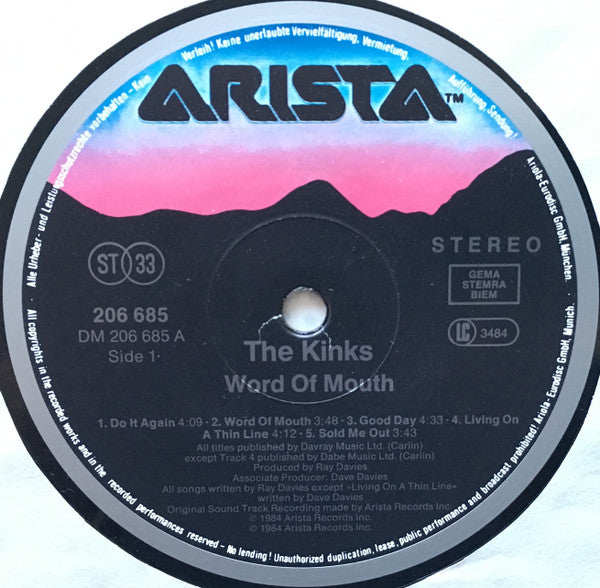 The Kinks - Word Of Mouth