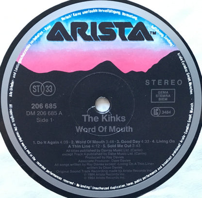 The Kinks - Word Of Mouth