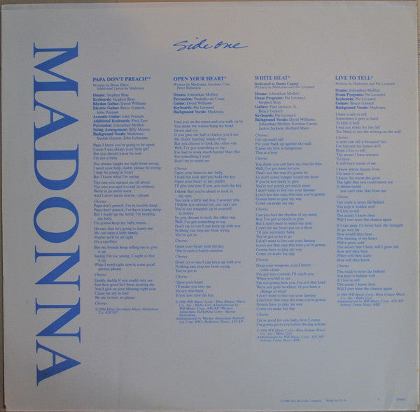 Madonna - True Blue