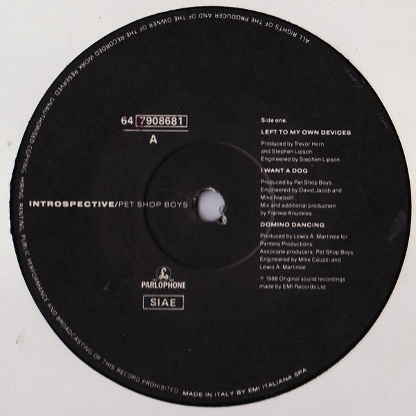 Pet Shop Boys - Introspective
