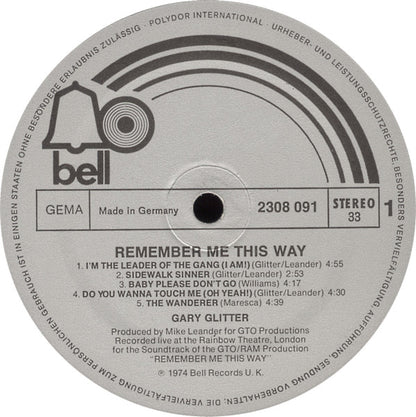 Gary Glitter - Remember Me This Way