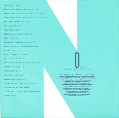 Various - That's The Way I Feel Now - A Tribute To Thelonious Monk